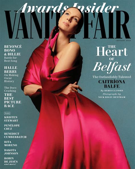 Caitriona Balfe in Marc Jacobs on Vanity Fair January 2022 cover by ...