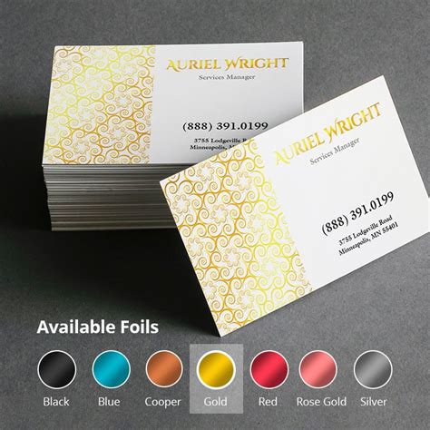 Paper & Party Supplies Stationery Custom Double Sided Business Cards 100 Printed Business Cards ...