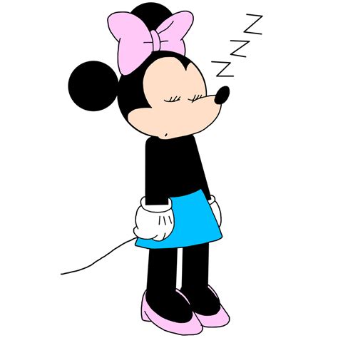 Minnie sleeping standing by MarcosPower1996 on DeviantArt