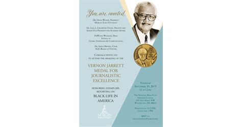 Call for Nominations: The Vernon Jarrett Medal for Outstanding ...