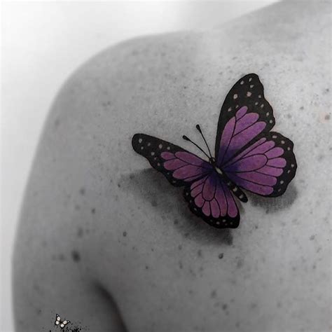 Top 61 Best Purple Butterfly Tattoo Ideas - [2021 Inspiration Guide]