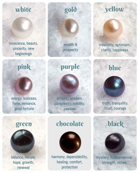 .PEARL COLOR AND THEIR MEANINGS...YOU THOUGHT ONLY TRADITIONAL ...