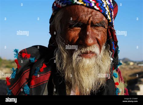 Portrait of a fakir ( India Stock Photo - Alamy