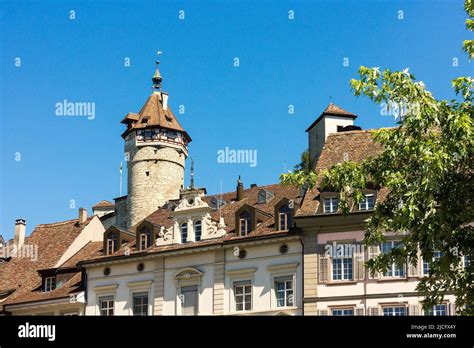 Switzerland, Schaffhausen, Munot fortress, tower Stock Photo - Alamy