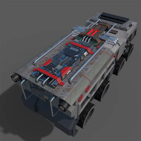 ArtStation - 3D Sci-fi Concept Truck