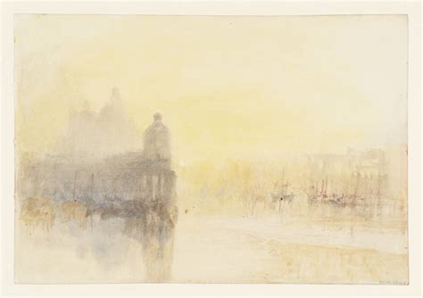 Joseph Mallord William Turner, 'Santa Maria della Salute and the Dogana at the Entrance to the ...