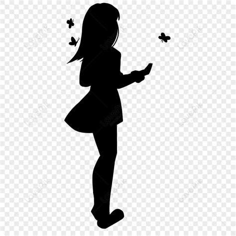 Girl Silhouette, Butterfly Girl, Butterfly, Beauty PNG Transparent ...