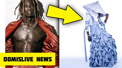 Young Thug Wears a DRESS for JEFFERY Album (Young Thug aka No, My Name ...