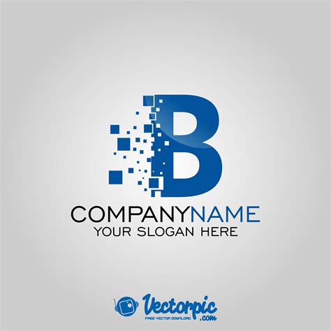 technology-logo-letter-b-design-free-vector | VECTORPIC