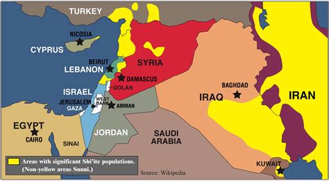 Iraq And Iran On World Map - Map