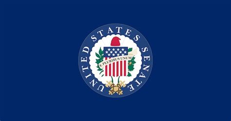 Premium Vector | Flag of the senate of united states vector image