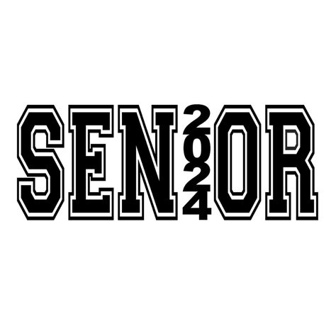 Senior 2024 SVG, Senior Class of 2024 SVG, Graduation 2024 SVG ...