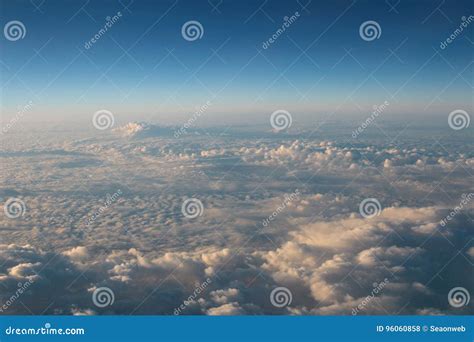 Atmosphere - Sky and Clouds Background Stock Photo - Image of natural ...