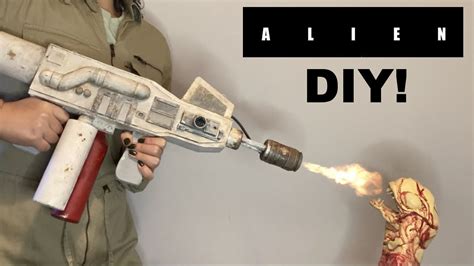 How to Make the Flamethrower and Chestburster from Alien! - YouTube