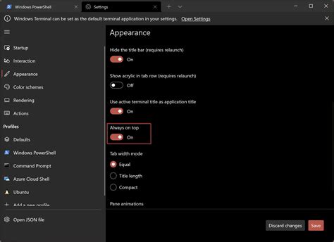 How to Enable Always on Top for Windows Terminal in Windows 11? | Gear Up Windows