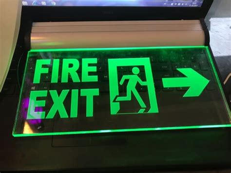 Buy Industrial Emergency Fire Safety Exit Signage Online India