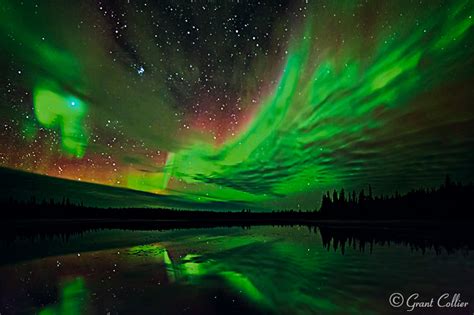 Dramatic Northern Lights over Canada