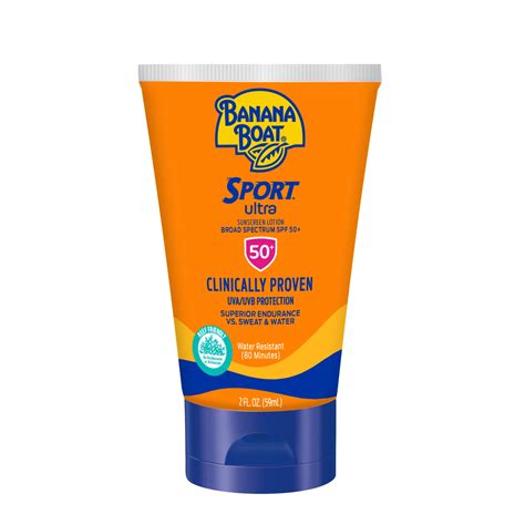 Banana Boat Sport Performance Broad Spectrum Sunscreen SPF 50 Travel Size - Shop Sunscreen ...