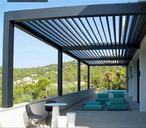 3M*5m Aluminum Motorised Waterproof Louver Pergola,Aluminum Outdoor Pe ...