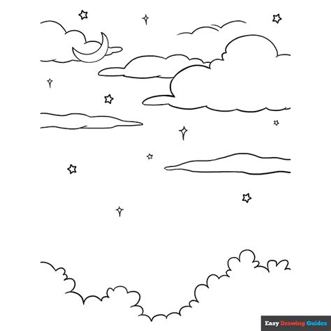 Sky Coloring Page