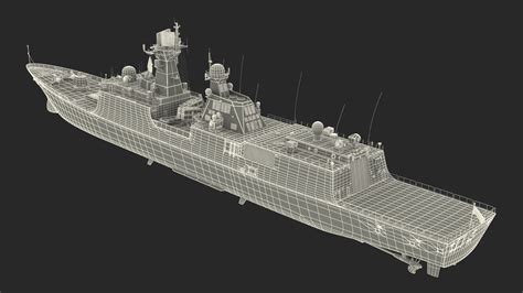 Frigate 3D Model $249 - .3ds .blend .c4d .fbx .max .ma .lxo .obj ...