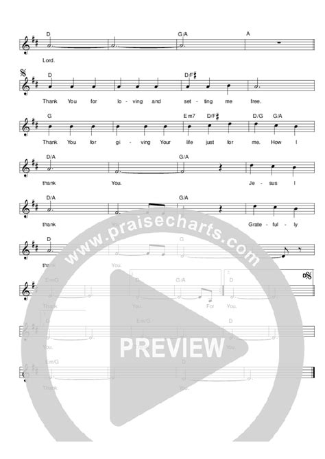 Thank You Lord Sheet Music PDF (Hillsong Worship) - PraiseCharts