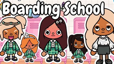 MOVING INTO 🚌HIGH SCHOOL 👩‍🏫BOARDING SCHOOL | TOCA BOCA ROLEPLAY STORY WITH VOICE | High school ...