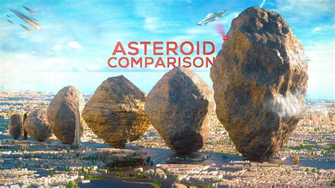 ASTEROIDS Size Comparison (3D) - YouTube