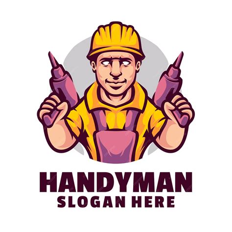 Premium Vector | Handyman logo designs vector