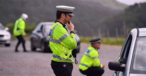 Border patrol: The police officers tasked with stopping people coming from England into Wales ...