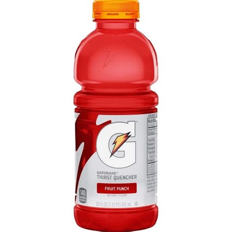 Gatorade Fruit Punch Sports Drink - 20 Fl Oz Bottle : Target