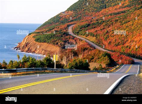 Cabot Trail Highway Cape Breton Island Map