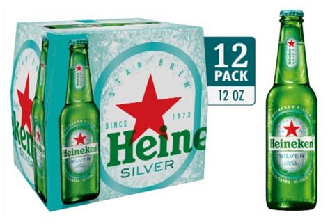 Heineken® Silver Lager Beer Bottles, 12 bottles / 12 fl oz - Harris Teeter