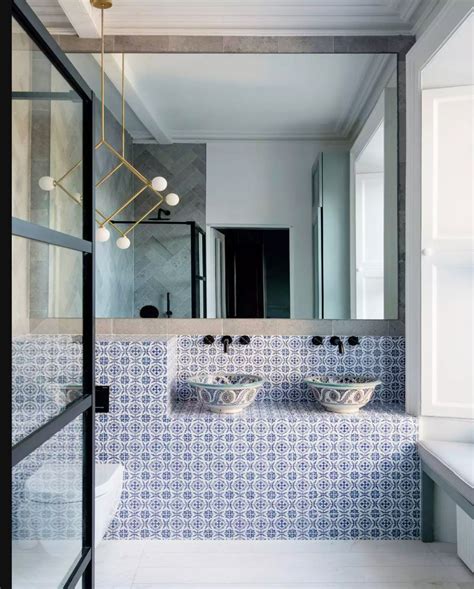 Bathroom Floor Tiles Blue And White | Floor Roma