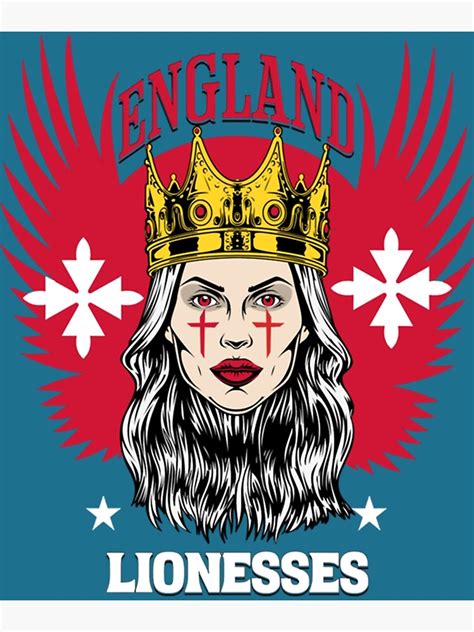 "England lionesses " Poster for Sale by AlbertsRoberts | Redbubble