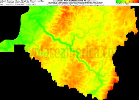 Free Wetzel County, West Virginia Topo Maps & Elevations