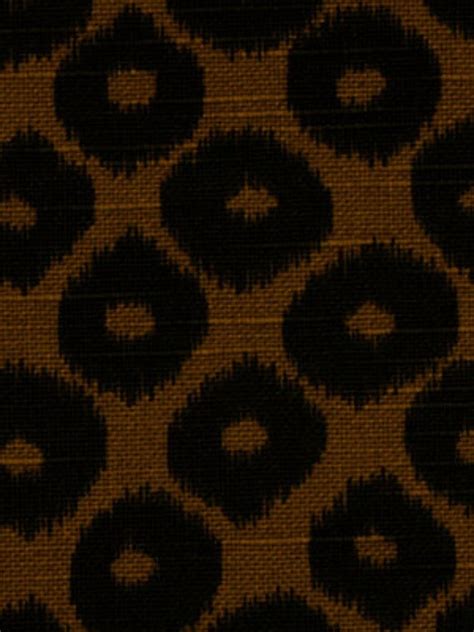 Black Ikat Upholstery Fabric by the Yard by PopDecorFabrics