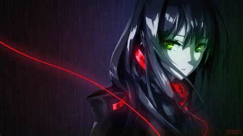 Download Black Hair Green Eyes Face Rin Shibuya Anime The IDOLM@STER Cinderella Girls HD Wallpaper