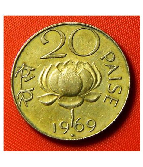 20 Paise Rare Lotus Coin 1970 - Best Condition Coin: Buy 20 Paise Rare ...