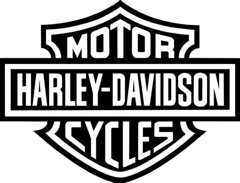 Harley Davidson Logo Black And White Png Transparent HQ PNG Download | FreePNGImg