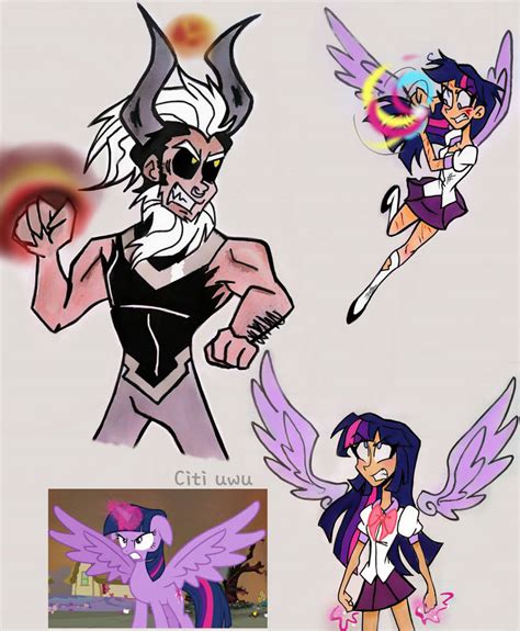 Twilight vs Tirek by CitiUwU on DeviantArt