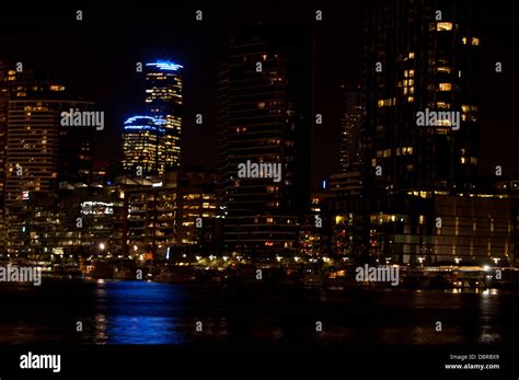 Melbourne city night hi-res stock photography and images - Alamy