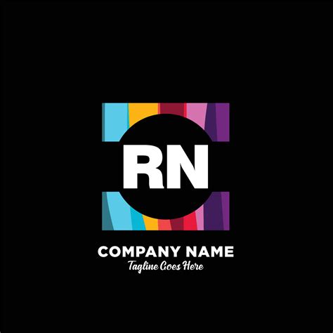 RN initial logo With Colorful template vector. 22878725 Vector Art at ...