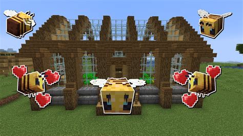 Bee farm minecraft design