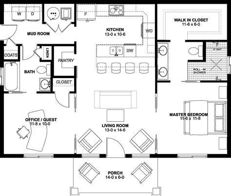 2 Bedroom House Plans Family Home