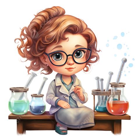 Science Enthusiast Baby Girl Clip Art, Science Enthusiast Baby Girl, Girl, Transparent PNG ...