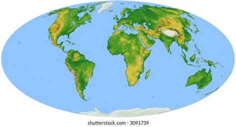 World Map 3d Illustration Stock Illustration 1323382382 | Shutterstock