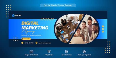 Premium Vector | Creative corporate business social media Facebook cover banner post template