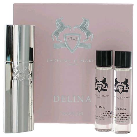 Parfums de Marly Delina by Parfums de Marly 3 Piece Travel Gift Set ...