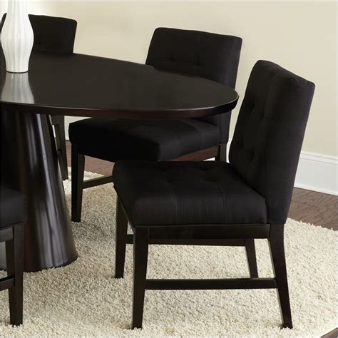 Maurice Parsons Upholstered Poly Cotton Fabric Dining Chair in Black - MU540S
